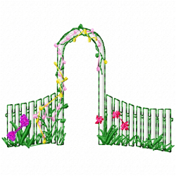 Garden Barriers Embroidery Design 12 Garden Barriers Embroidery Design 12